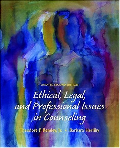 9780131789616: Ethical, Legal, and Professional Issues in Counseling, Updated