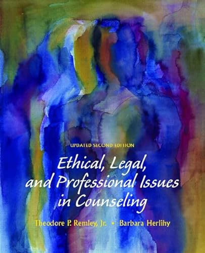 Stock image for Ethical, Legal, and Professional Issues in Counseling, Updated (2nd Edition) for sale by SecondSale