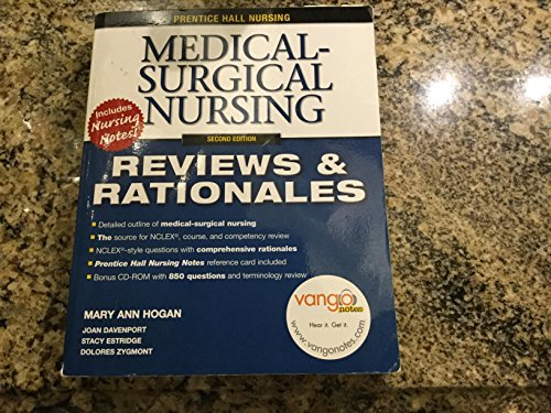 Beispielbild fr Prentice-Hall Nursing Reviews & Rationales: Medical-Surgical Nursing, 2nd Edition zum Verkauf von SecondSale