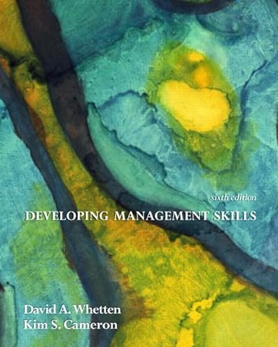 Stock image for Developing Management Skills for sale by BooksRun