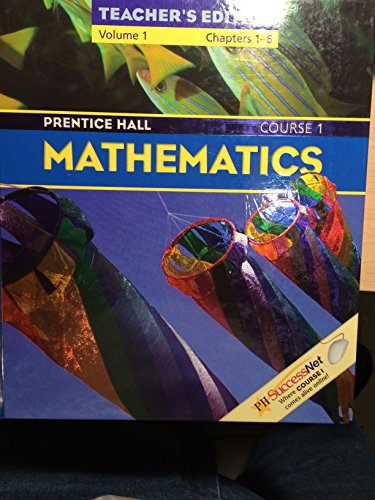 9780131807570: Prentice Hall Mathematics Course 1 Vol. 2 Chapters 7-12 Teacher's Edition