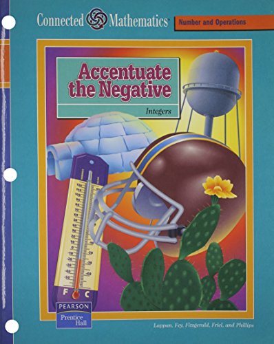 Stock image for Connected Mathematics : Accentuate the Negative for sale by Better World Books