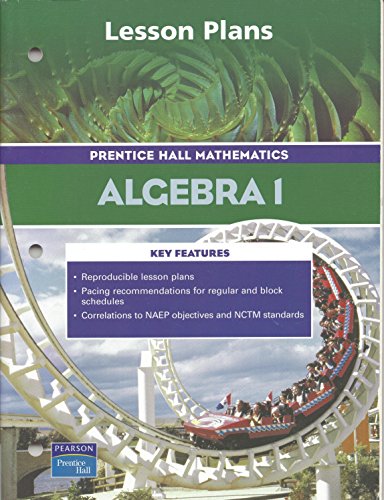 9780131809192: Lesson Plans (Prentice Hall Mathematics Algebra 1)