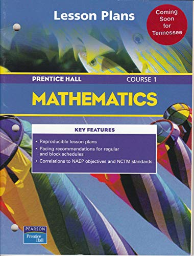Stock image for Lesson Plans (Mathematics, Course 1) for sale by The Book Cellar, LLC