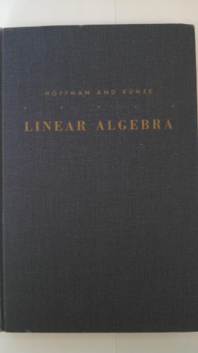 Linear Algebra (9780131814967) by Hoffman, Kenneth