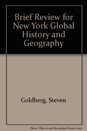 Stock image for Brief Review for New York Global History and Geography for sale by HPB-Red
