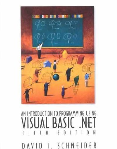 9780131823075: Introduction to Programming With Visual Basic .Net