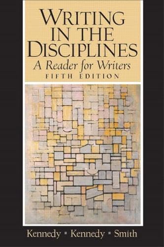 9780131823822: Writing in the Disciplines: A Reader for Writers