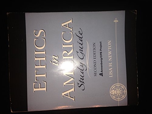 Imagen de archivo de Ethics in America a la venta por Better World Books