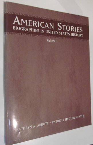 Beispielbild fr American Stories (v. 1) zum Verkauf von BooksRun