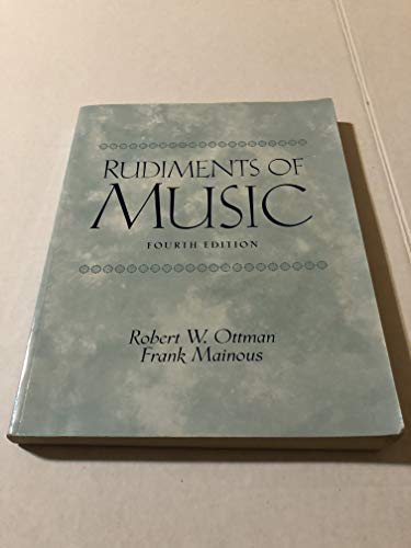 Imagen de archivo de Rudiments of Music (4th Edition) a la venta por BooksRun