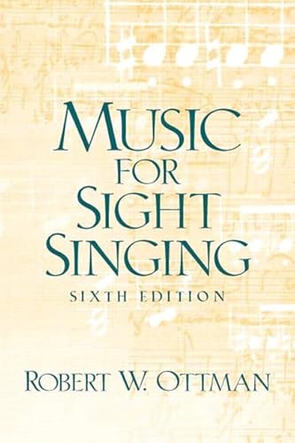 Beispielbild fr Music for Sightsinging, Sixth Edition zum Verkauf von BooksRun