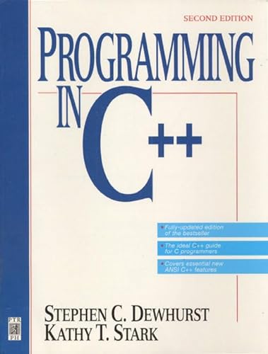 Beispielbild fr Programming in C++ (2nd Edition) zum Verkauf von Wonder Book