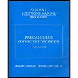 Beispielbild fr College Algebra: Graphing, Data, and Analysis, Student Solutions Manual, 3rd Edition zum Verkauf von BookDepart