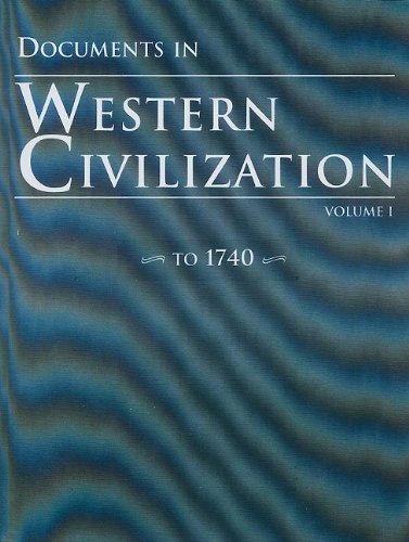 Stock image for Documents in Western Civilization for sale by Better World Books: West