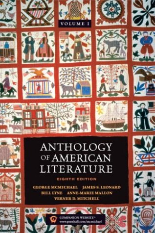 Imagen de archivo de Anthology of American Literature, Vol. 1 a la venta por The Book Cellar, LLC