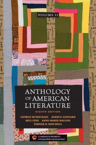 Stock image for Anthology of American Literature, Volume II for sale by ThriftBooks-Atlanta
