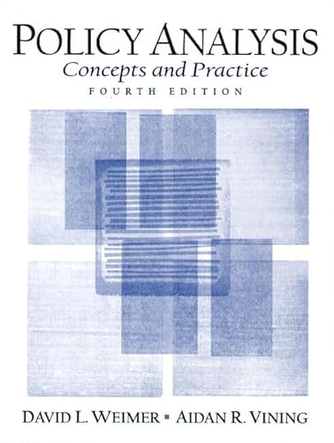 Beispielbild fr Policy Analysis: Concepts and Practice (4th Edition) zum Verkauf von BooksRun