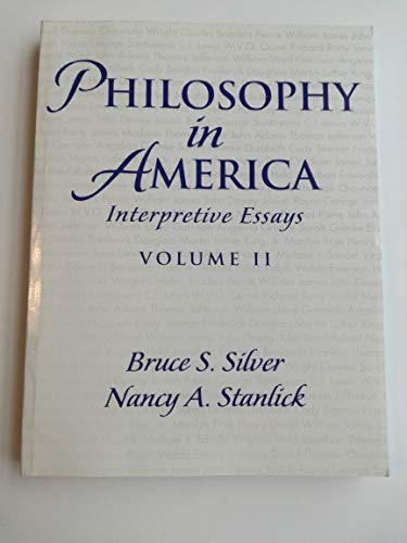 Stock image for Philosophy in America, Volume 2 for sale by SecondSale