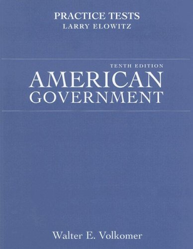 Stock image for American Government Practice Tests for sale by Iridium_Books