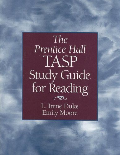Stock image for The Prentice Hall TASP Study Guide for Reading for sale by Rainy Day Books