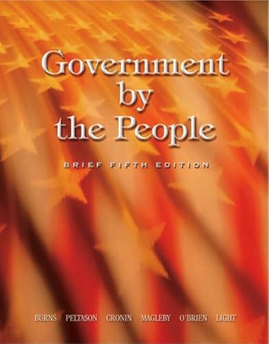Imagen de archivo de Government by the People, Brief a la venta por ThriftBooks-Atlanta