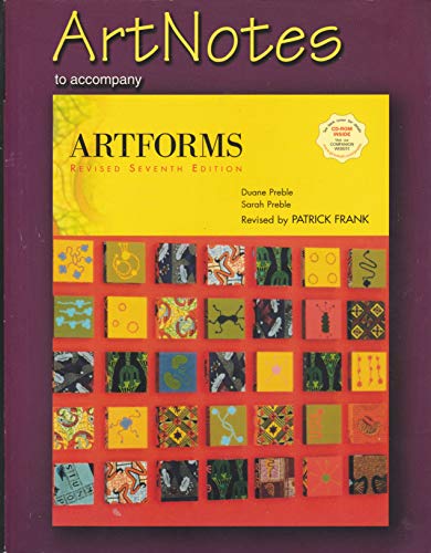 ArtNotes to Accompany Artforms (9780131842281) by Duane Preble; Sarah Preble