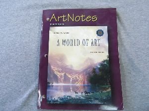 Stock image for ArtNotes to accompany A World of Art, 4th for sale by a2zbooks