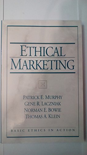 Beispielbild fr Ethical Marketing zum Verkauf von Blue Vase Books