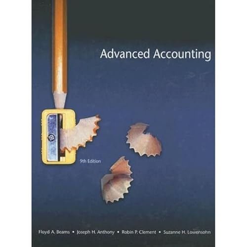 Beispielbild fr Advanced Accounting zum Verkauf von PsychoBabel & Skoob Books