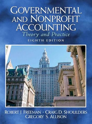 Imagen de archivo de Governmental and Nonprofit Accounting: Theory and Practice a la venta por ThriftBooks-Atlanta