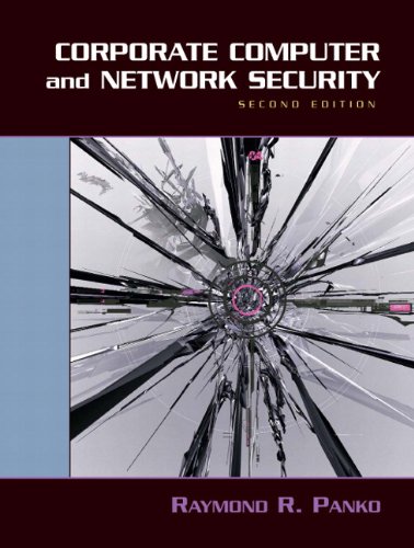 Beispielbild fr Corporate Computer and Network Security zum Verkauf von SecondSale