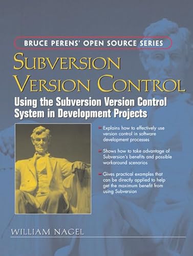 Beispielbild fr Subversion Version Control : Using the Subversion Version Control System in Development Projects zum Verkauf von Better World Books