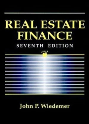 Imagen de archivo de Real Estate Finance a la venta por Better World Books