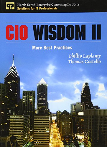 Imagen de archivo de CIO Wisdom II : More Best Practices a la venta por Better World Books