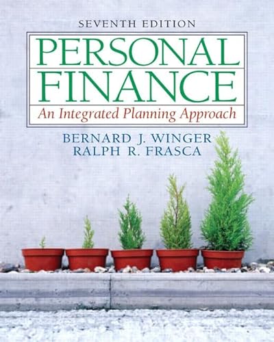 Beispielbild fr Personal Finance: An Integrated Planning Approach zum Verkauf von ThriftBooks-Dallas