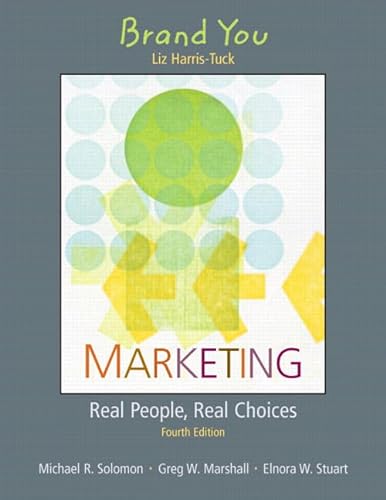 Beispielbild fr Brand You, Marketing- Real People, Real Choices, 4th zum Verkauf von a2zbooks
