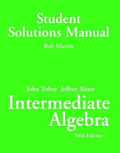 Stock image for Student Solutions Manual - Internal for sale by Better World Books