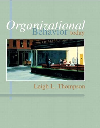 Beispielbild fr Organizational Behavior Today: United States Edition zum Verkauf von WorldofBooks