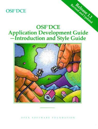 9780131858770: OSF DCE Application Development Guide, Volume I: Introduction and Style Guide Release 1.1