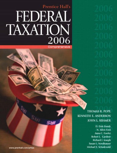 Stock image for Prentice Hall's Federal Taxation 2006: Comprehensive (19th Edition) for sale by Iridium_Books