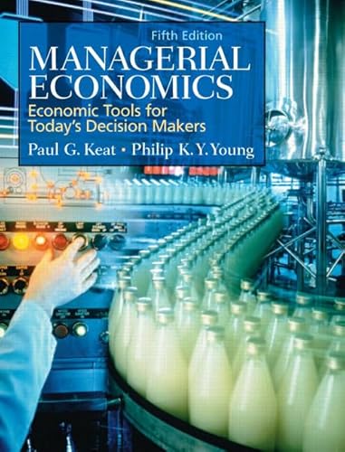 Stock image for Managerial Economics: Economic Tools For Today's Decision Makers for sale by Decluttr