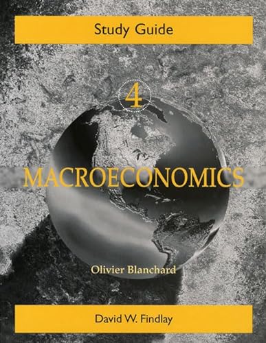 Study Guide for Macroeconomics (9780131860339) by Findlay, David