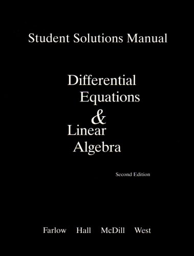 Beispielbild fr Student Solutions Manual for Differential Equations and Linear Algebra zum Verkauf von Dream Books Co.