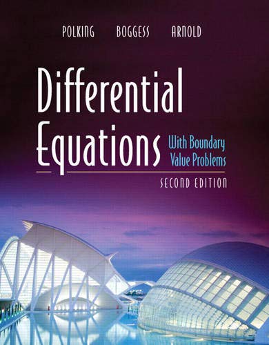 Beispielbild fr Differential Equations with Boundary Value Problems (2nd Edition) zum Verkauf von BooksRun