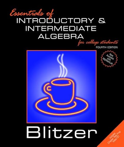 Imagen de archivo de Essentials Of Introductory And Intermediate Algebra For College Students a la venta por SecondSale