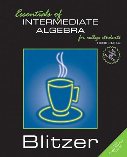 Beispielbild fr Essentials of Intermediate Algebra for College Students zum Verkauf von ThriftBooks-Dallas