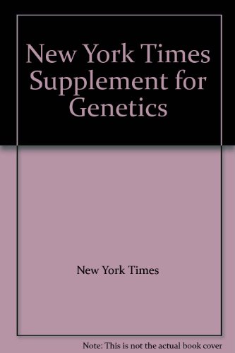 "New York Times" Supplement for Genetics (9780131866041) by Nyt