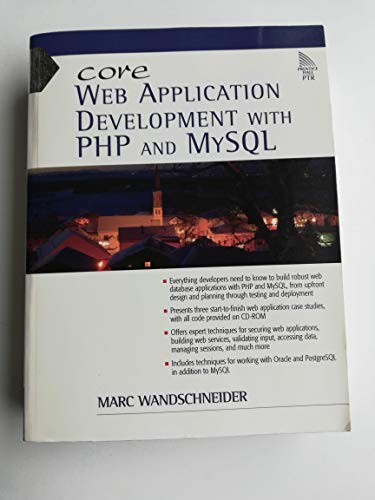 Stock image for Core Web Application Development with PHP and MySQL (Core Series) for sale by WorldofBooks