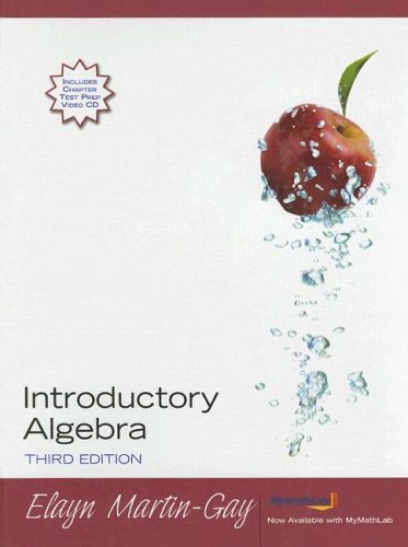 Beispielbild fr Introductory Algebra zum Verkauf von Better World Books